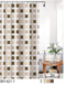 Шторка для ванной силиконовая 180x180 см Эфиопия Square Cortina 81064
