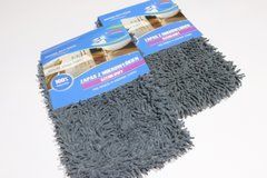 Насадка на швабру "Лапша Микрошенилова" 40x10 см 9295grey