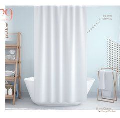Штора для ванной Тропік White 180*200 см, Білий