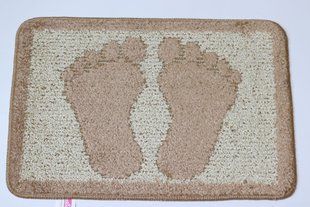 Коврик для ванной/ туалета "Ноги" 40*60 см Vonaldi 1725/beige legs