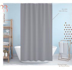 Штора для ванной Тропік Grey 180*200 см, Сірий