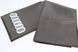 Шторка для ванної широка 240x180 см однотонна темно-коричнева 5314/darkbrown