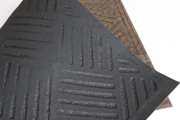 Коврик в прихожую войлочный К502 45x75 см коричневий