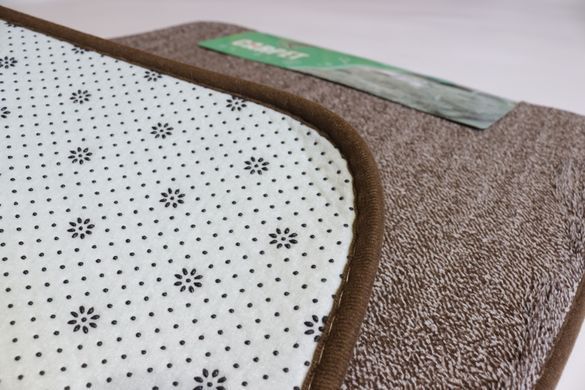 Набір килимків для ванної та туалету 50x80см 40x50cм Prima 2459/brown
