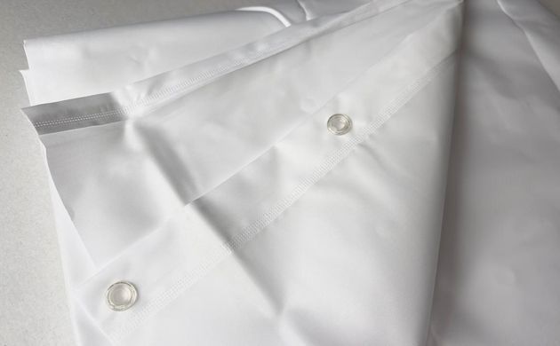 Шторка для ванной комнаты Miranda Plain White 180*200 cм