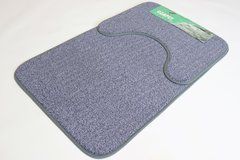 Набор ковриков для ванной и туалета 50x80см 40x50cм Prima 2459/blue-grey
