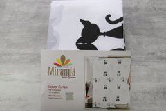 Штора для ванной Миранда Black Cats