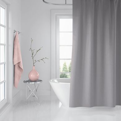 Штора для ванной длинная 180x240 см (висота 240 см) Grey Tropic