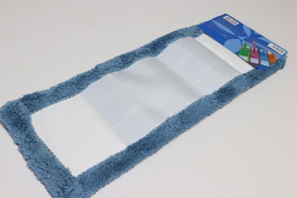 Запасная насадка из микрофибры для швабры гладкая арт. X9010/blue