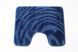 Коврик для туалета Classic Vonaldy 50*60 см 00201/toilet blue