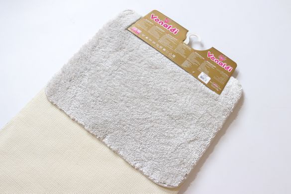 Набір килимків для ванної та туалету Softmicro 60x100 50x60 см 07003 Grey