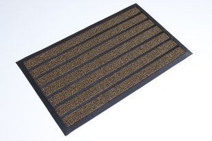 Коврик входной 45*75 см с резиновыми полосами Грасс 2803/brown