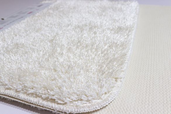 Набір килимків в ванну і туалет Pirlanta 100*60 +50*60 см з високим ворсом 01290 Cream