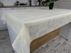 Скатерть виниловая с ажурным узором 110*140 см 1506-k-7