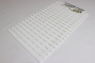 Протиковзкий килимок для душу піддону на присосках 68*40 см 1706/white