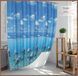 Штора для ванной Тропик Dolphin famile 180*200 см, Синий