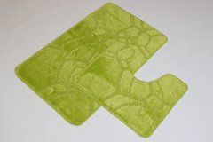Набор ковриков для ванной Воналди 60x100+60x50 см 10566/5542green