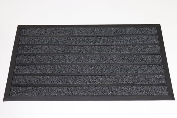 Коврик входной 60*90 см с резиновыми полосами Грасс 3803/grey