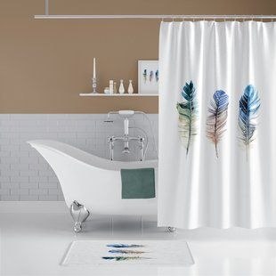 Штора для ванной Plume Tropichome 180x200 cм, Багатокольоровий