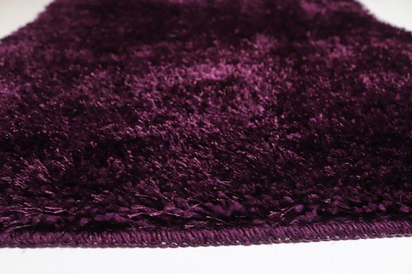 Набір килимків в ванну і туалет Pirlanta 100*60 +50*60 см з високим ворсом 01294 Purple