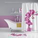Штора для ванної Orchid Tropichome 180x200 cм, Рожевий