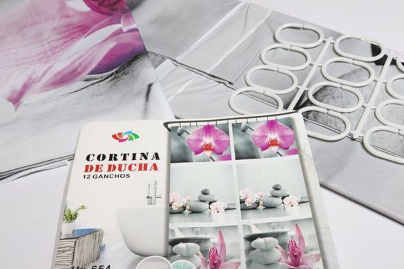 Штора для ванной силиконовая Эфиопия 180x180 см 6554