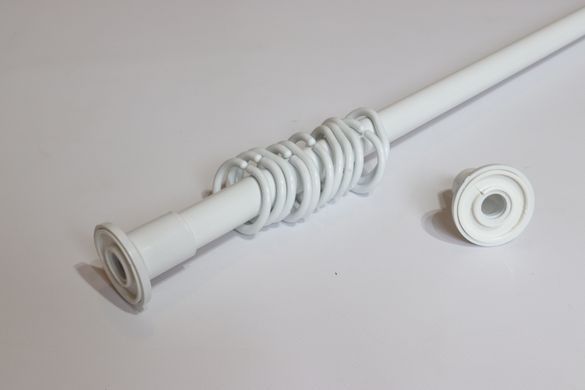 Карниз для ванной 120-200 см BanyoHome белый