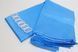 Шторка для ванної широка 240x180 см однотонна синя 5314/blue