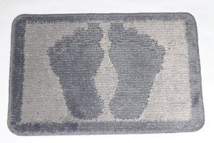 Килимок для ванної/туалету "Ноги" 40*60 см Vonaldi 1725/grey legs